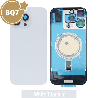 BQ7 Rear Cover Glass with Camera Lens Glass and MagSafe Magnet for iPhone 16 Pro Max (No Logo)-3