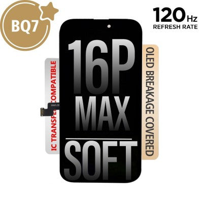 BQ7 Soft OLED Assembly for iPhone 16 Pro Max (120Hz, IC Chip Transfer Compatible)-1