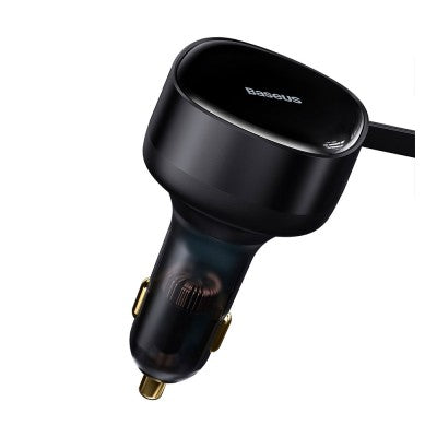 Baseus Enjoyment Retractable 2-in-1 Car Charger C+C 33W