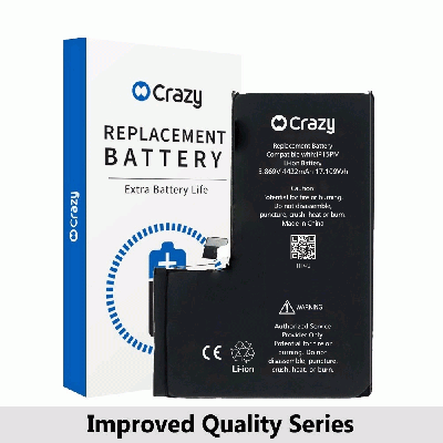 Crazy Improved Quality Replacement Battery for iPhone 15 Pro Max – 4422mAh (TI 27546 IC)-1