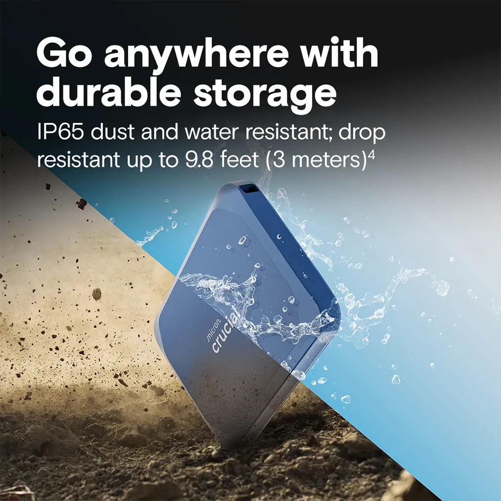 Crucial X10 1 TB External Portable SSD