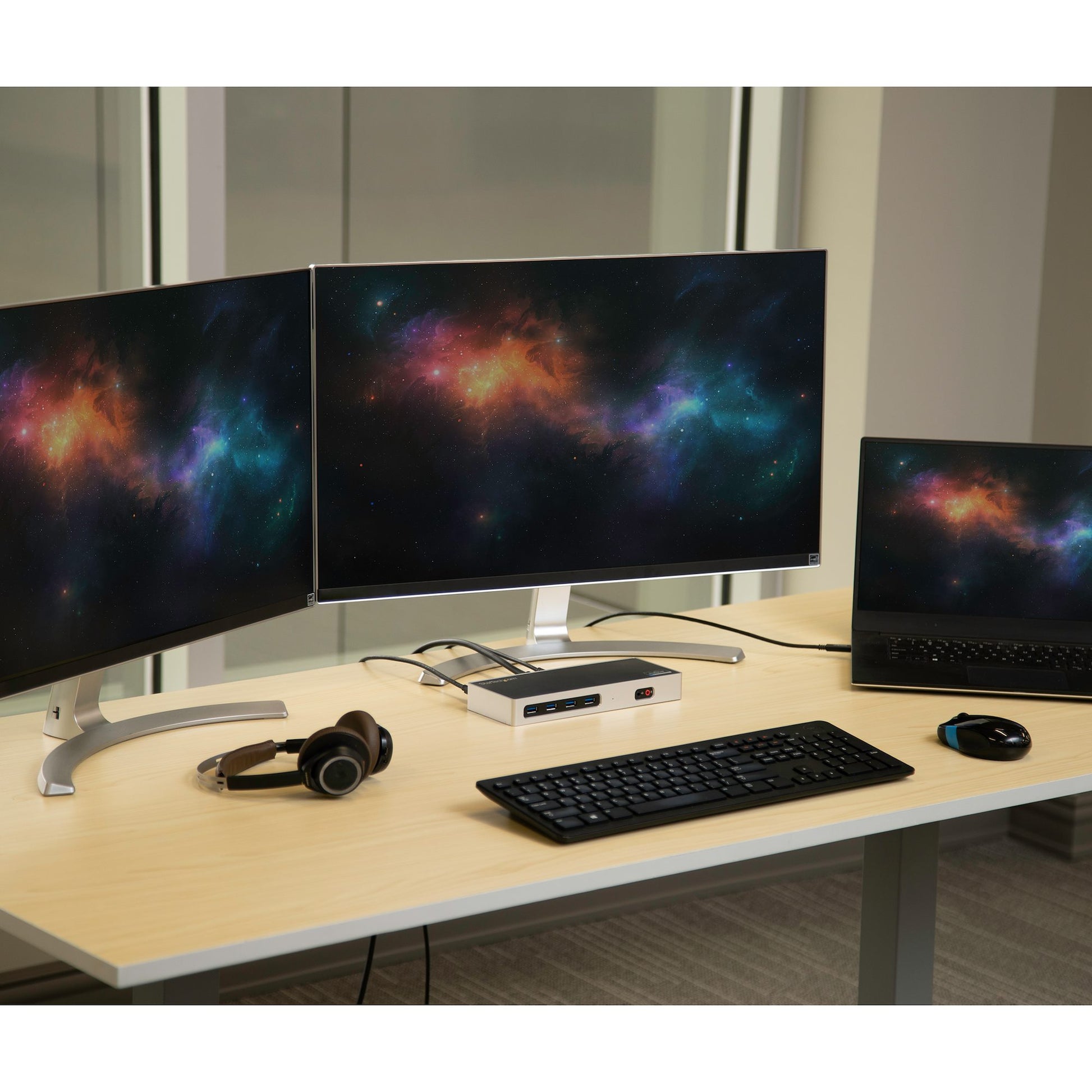 StarTech USB-C & USB-A Hybrid Dock – Dual 4K 60Hz Laptop Docking Station with DisplayPort & HDMI-6