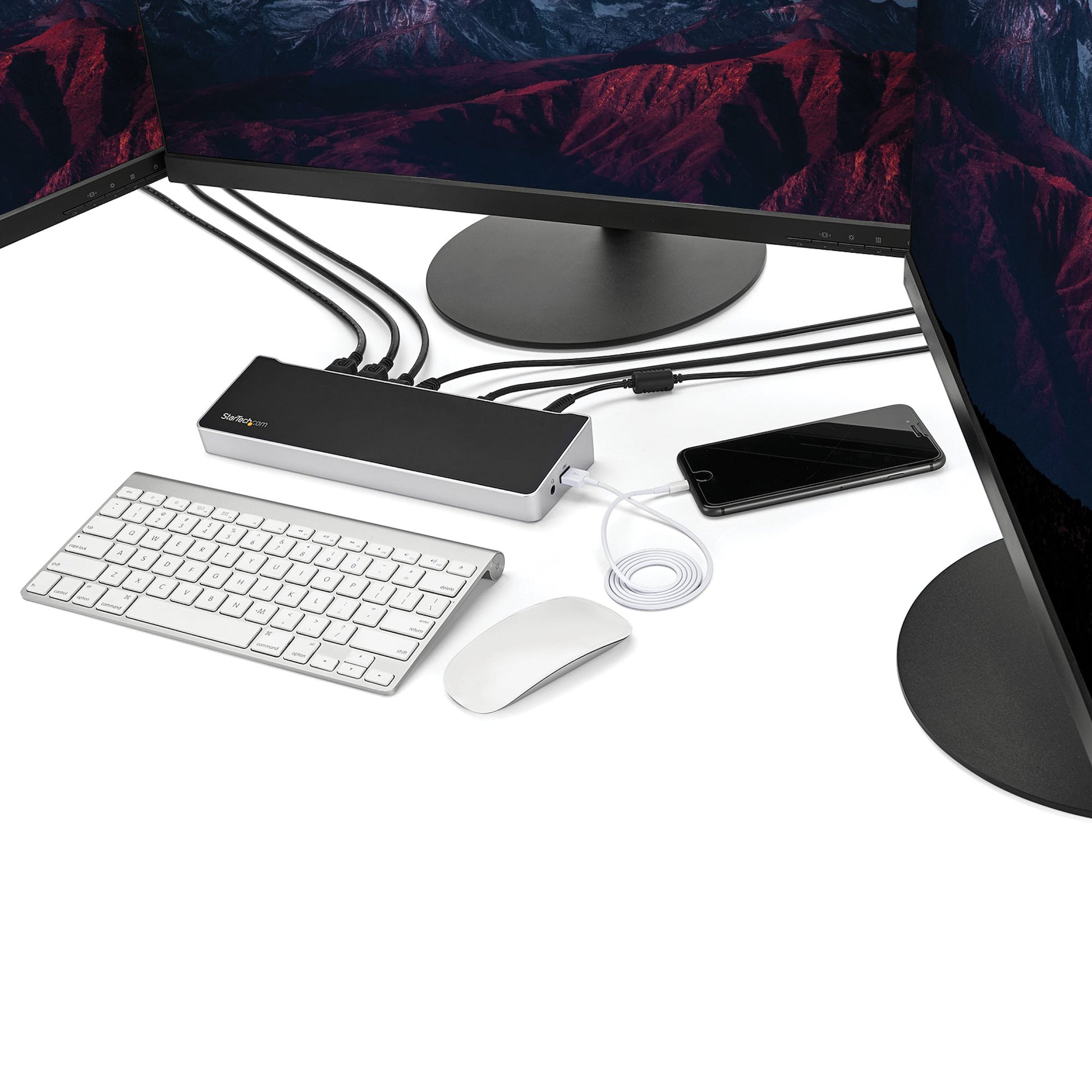 StarTech USB-C Docking Station – Triple 4K Monitor Dock with DisplayPort, HDMI & 100W Power Delivery-10
