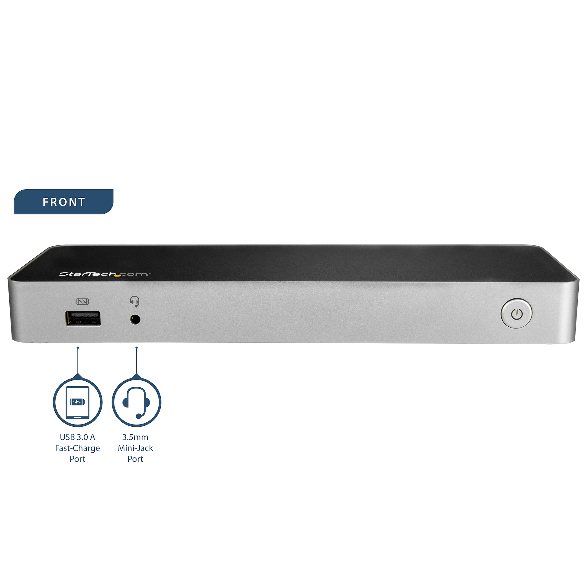 StarTech USB-C Docking Station – Dual 4K 30Hz HDMI & DisplayPort with SD Card Reader and 60W Power Delivery-3