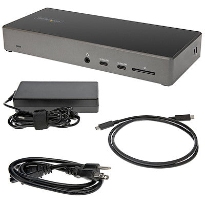 StarTech USB-C Triple 4K Docking Station – DisplayPort 1.4, HDMI 2.0, 100W Power Delivery-9