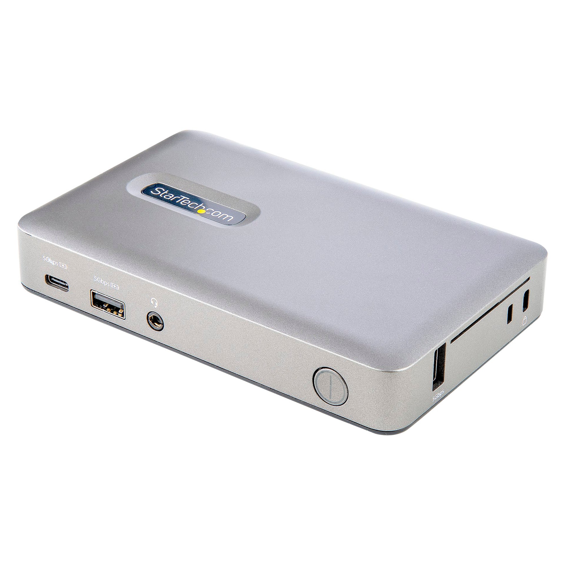 StarTech USB-C Single Display Docking Station – DisplayPort or VGA, 65W Power Delivery