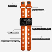 NOMAD Sport Band for Apple Watch (41/42 mm) – Ultra Orange