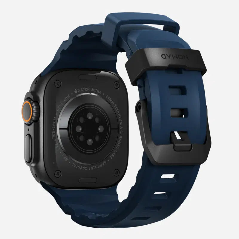 NOMAD Rocky Point Band for Apple Watch Ultra / 46 mm – Atlantic Blue (Special Edition)