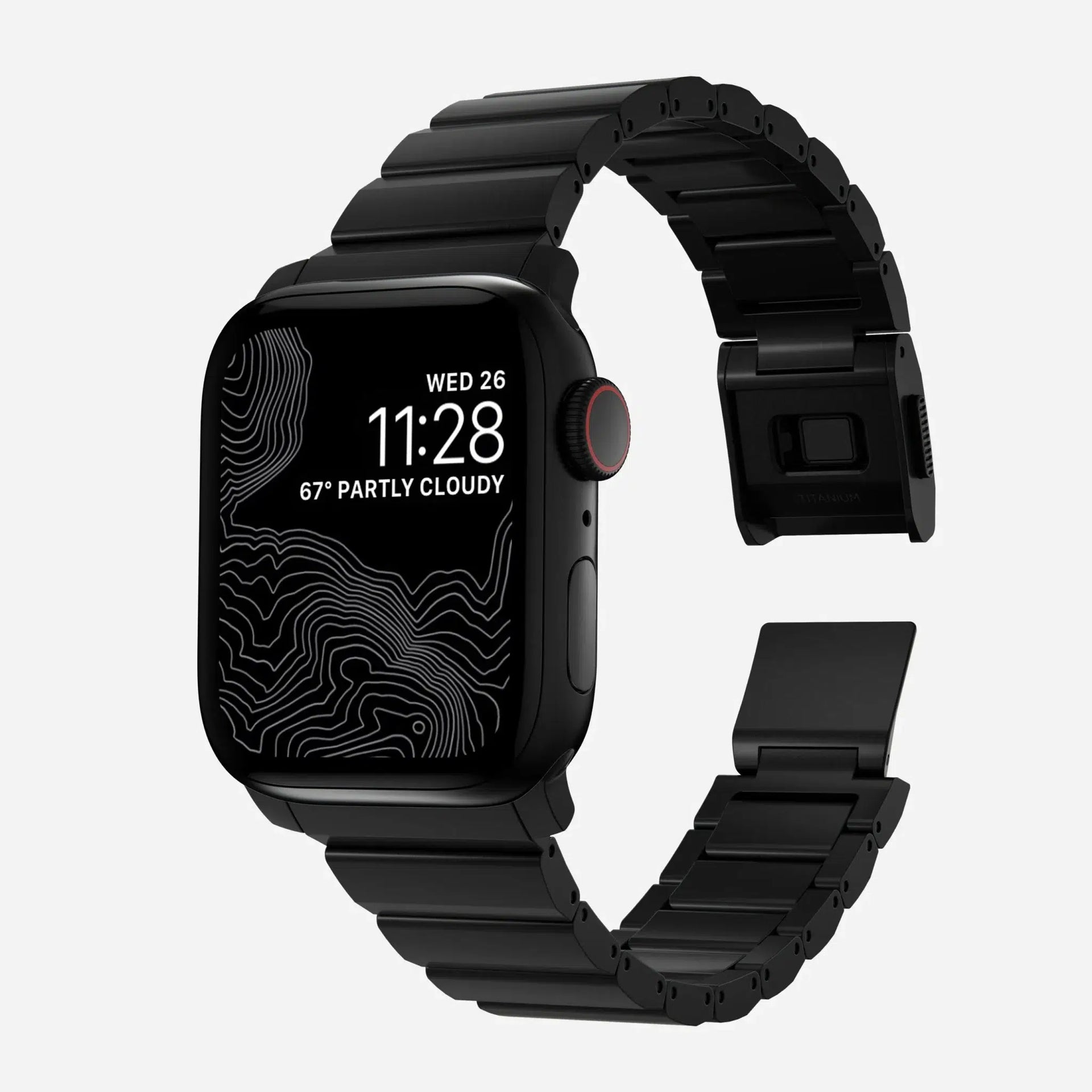 NOMAD Titanium Band for Apple Watch 41/42 mm – Black