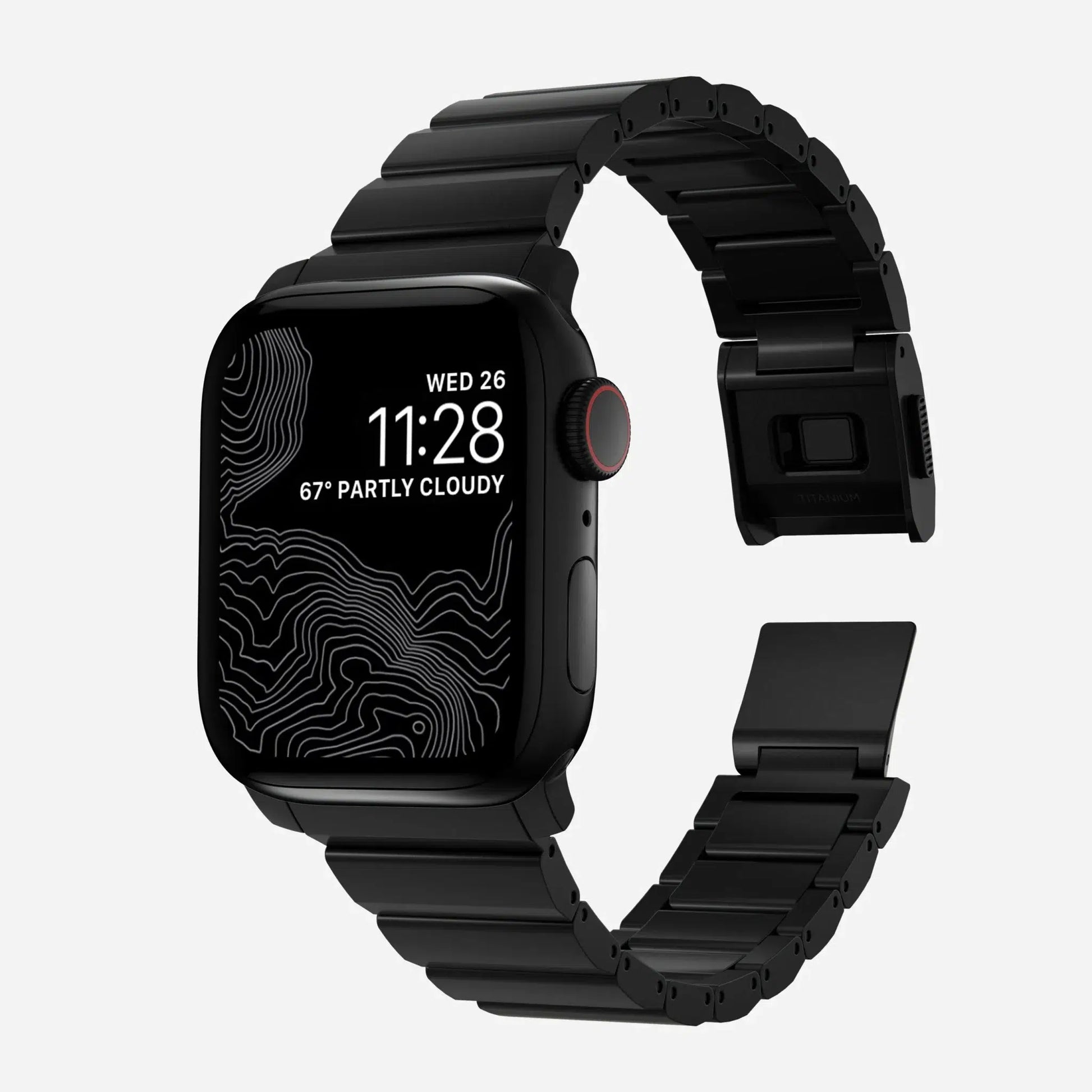 NOMAD Titanium Band for Apple Watch 41/42 mm – Black