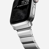 NOMAD Steel Band for Apple Watch 41/42 mm – Silver