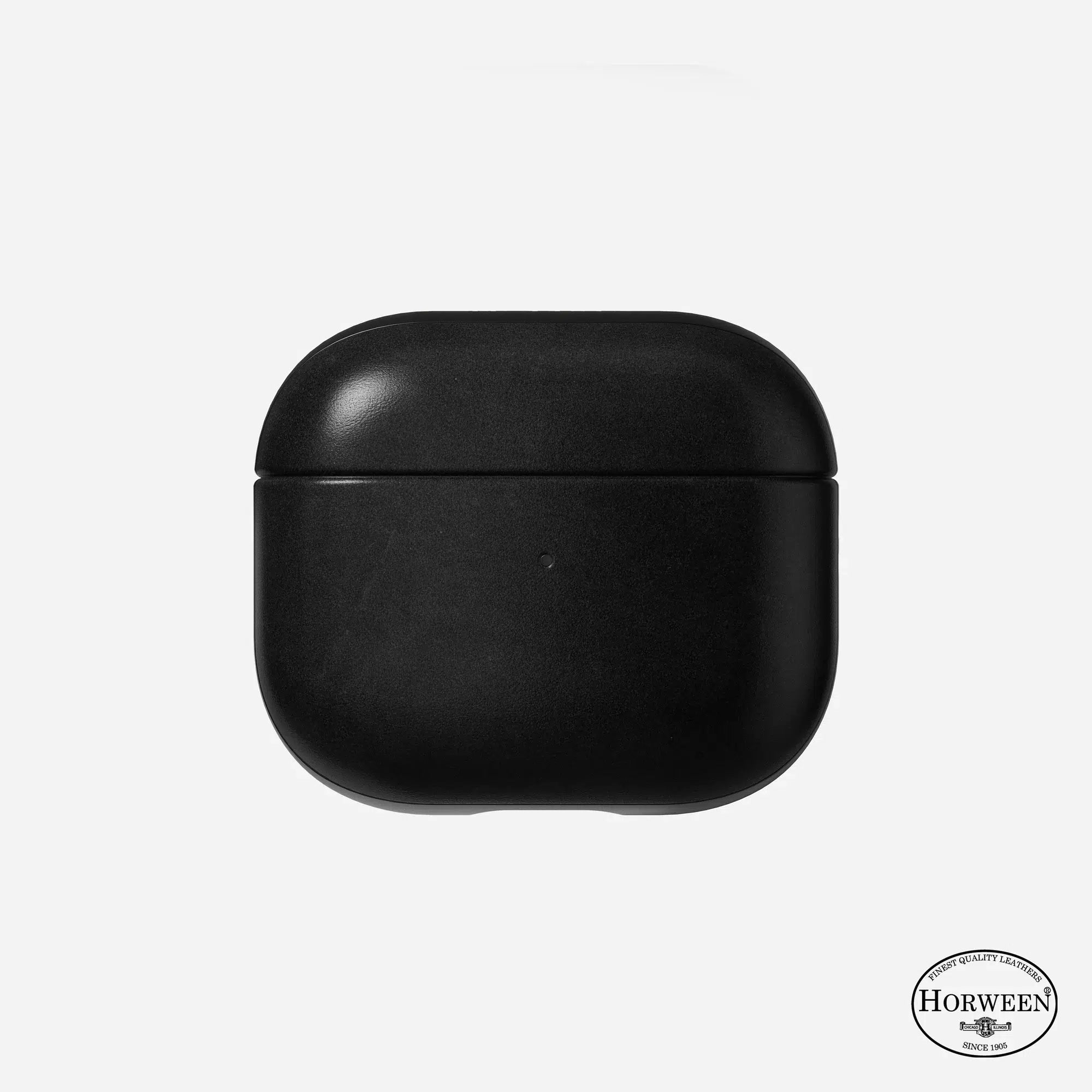 NOMAD Modern Leather Case for AirPods (3rd Gen) – Black Horween Leather