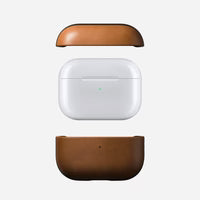 NOMAD Modern Leather Case for AirPods – English Tan (Ecco Leather)