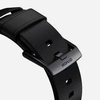 NOMAD Modern Band – Premium Black Leather Strap for Apple Watch