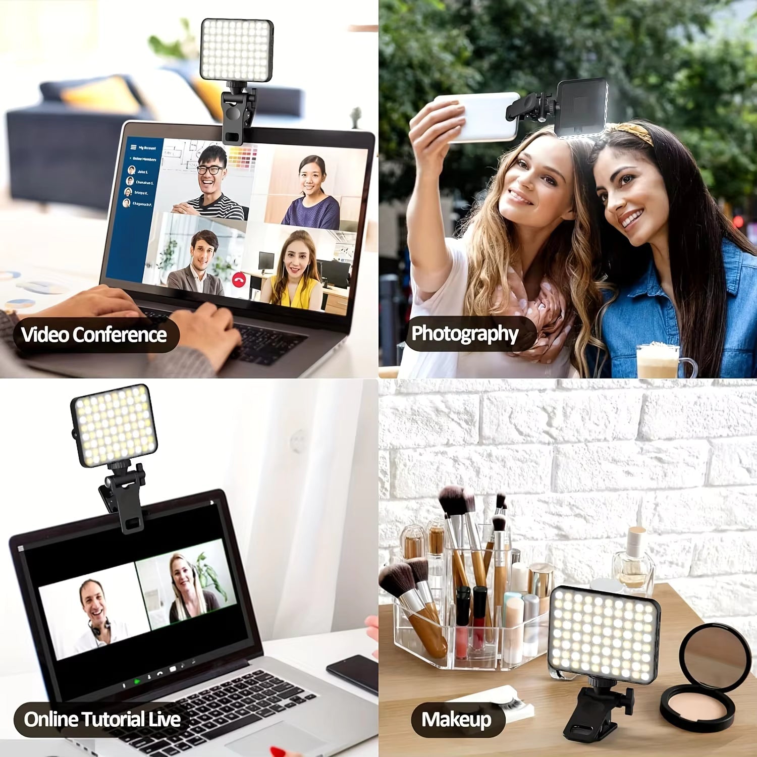 Rechargeable Magnetic LED Selfie Light 120 LEDs Aussiez Goods Hub