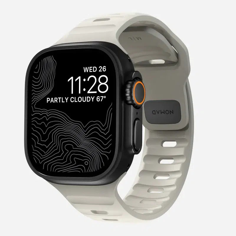 NOMAD Sport Band for Apple Watch Ultra / 46 mm – Stone