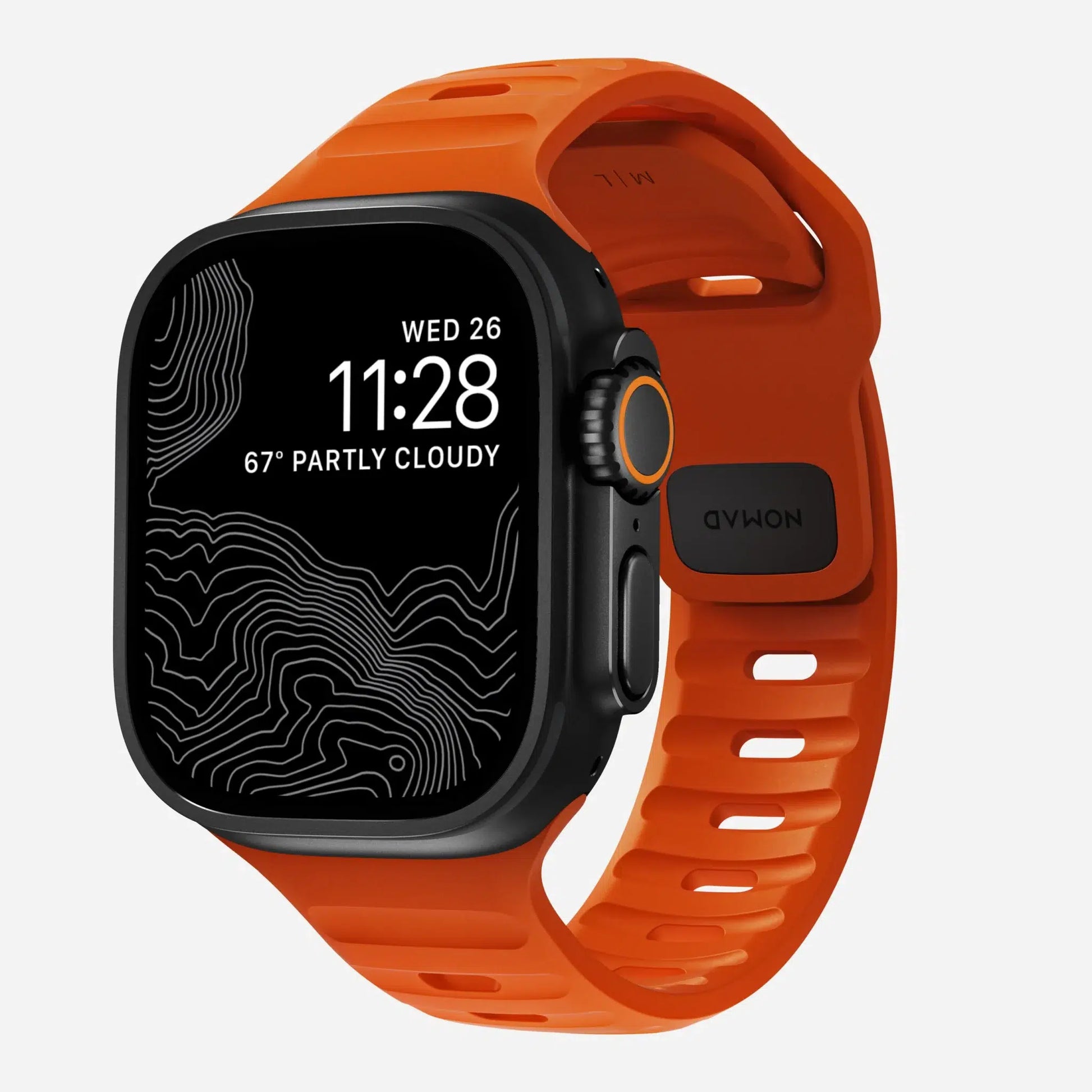 NOMAD Sport Band for Apple Watch Ultra / 46 mm – Ultra Orange