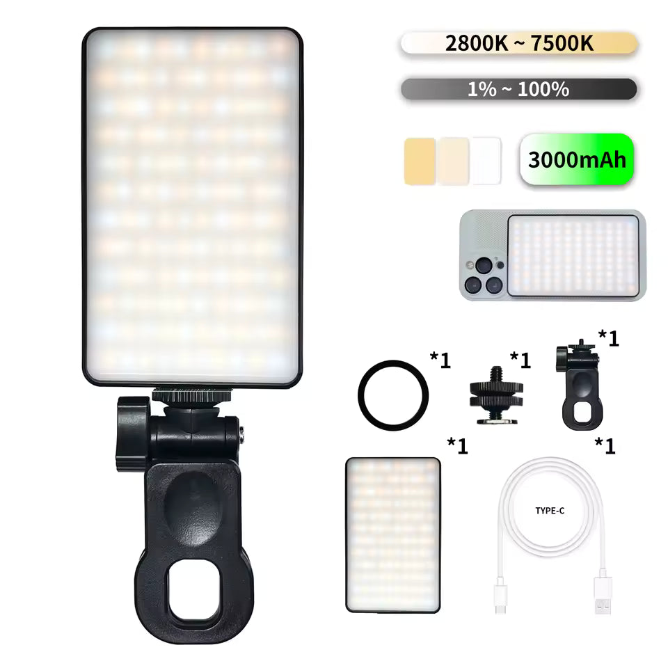 Rechargeable Magnetic LED Selfie Light 120 LEDs Aussiez Goods Hub