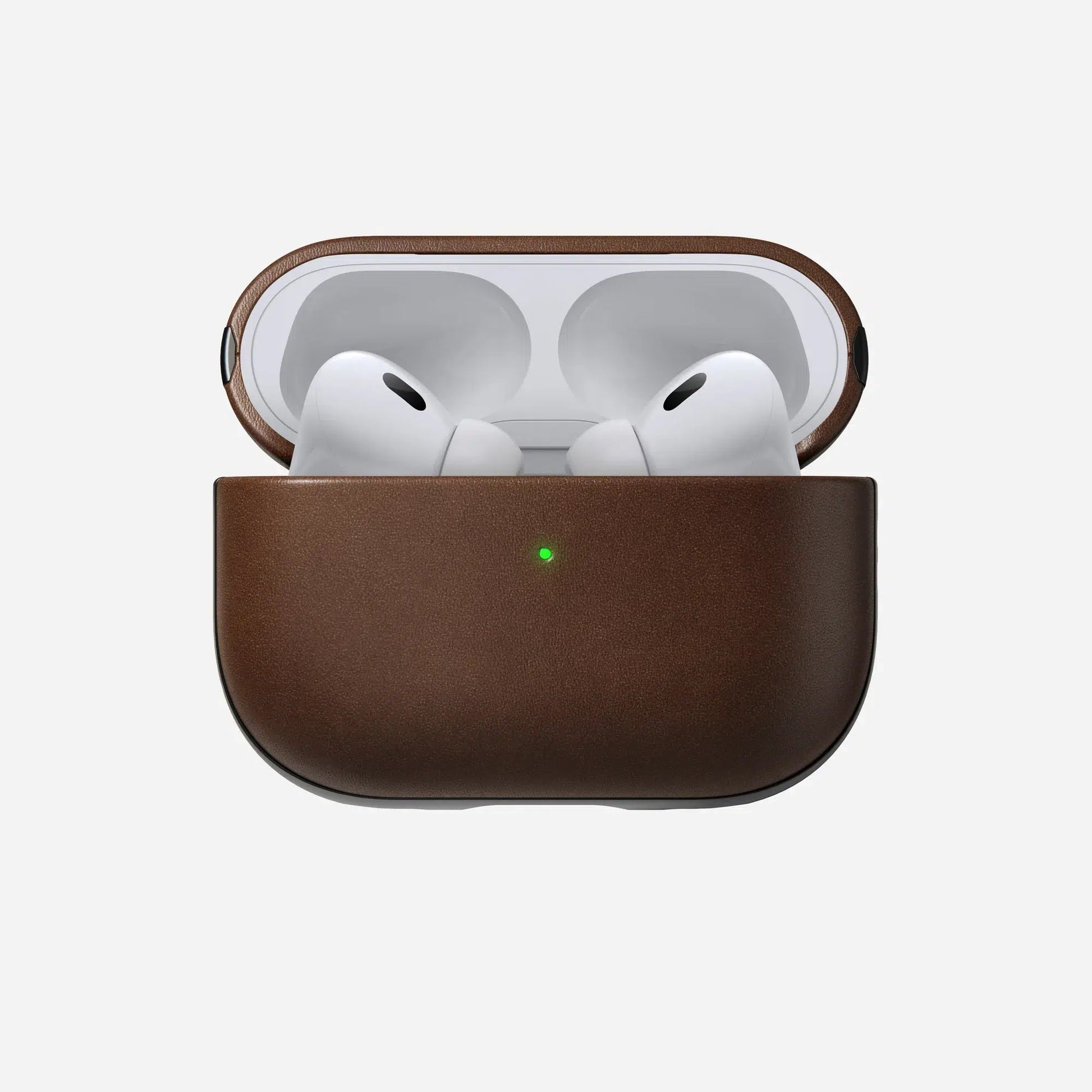 NOMAD Modern Leather Case for AirPods – Brown (Ecco Leather)