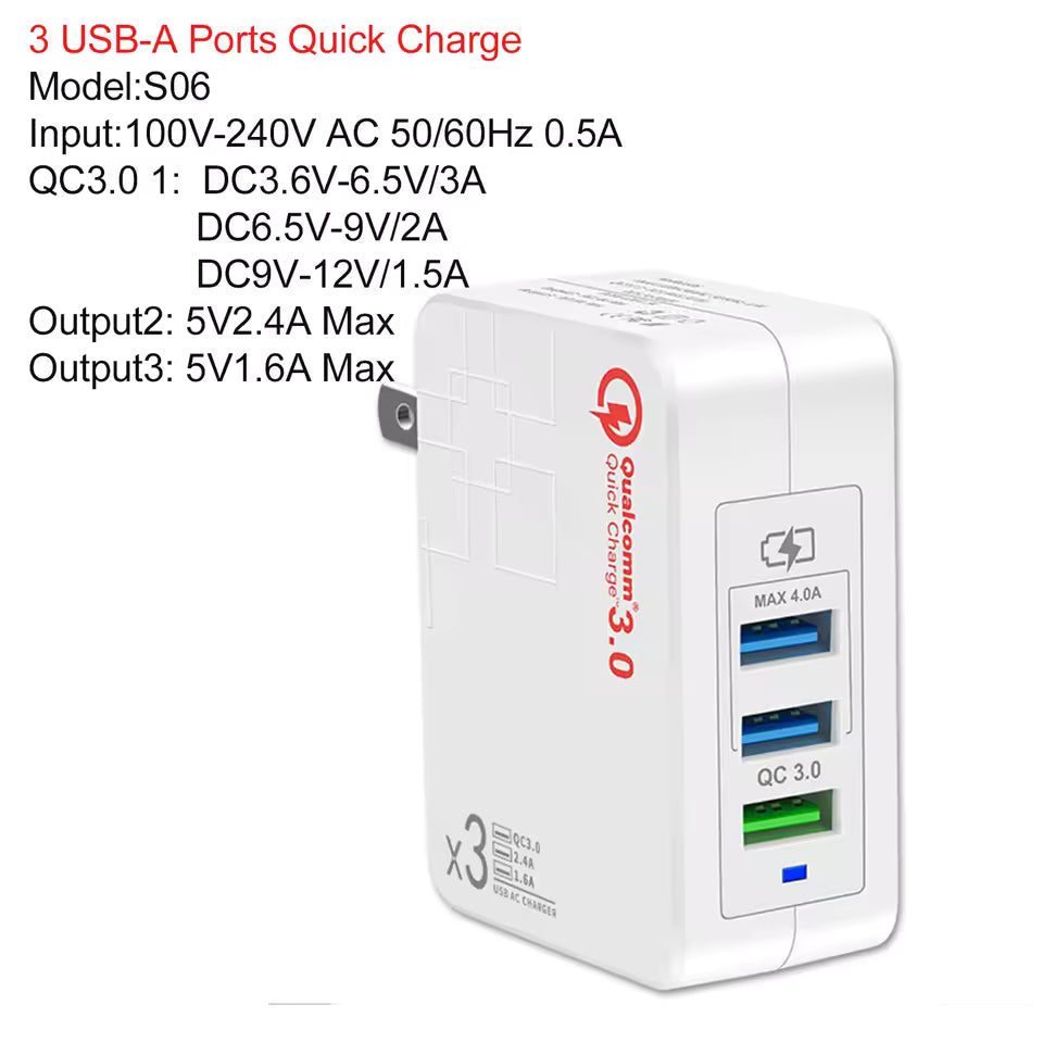 Universal Travel Adapter with USB-C & USB-A Aussiez Goods Hub