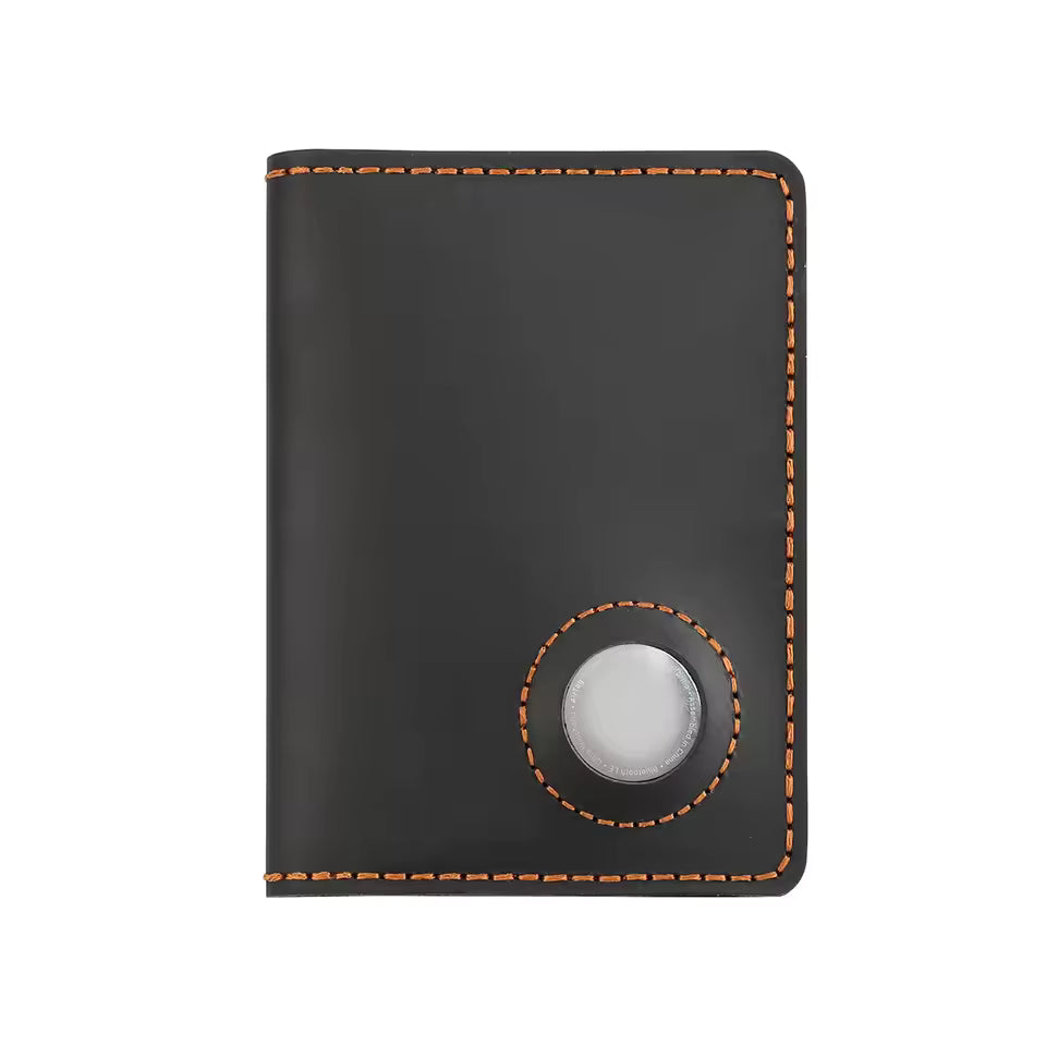 Airtag Passport Holder Wallet – Full Grain Leather RFID Travel Case Aussiez Goods Hub
