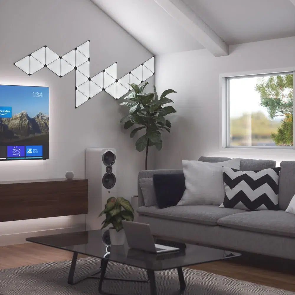 Nanoleaf Shapes - Ultra Black Triangles Expansion Pack (3 Panels)