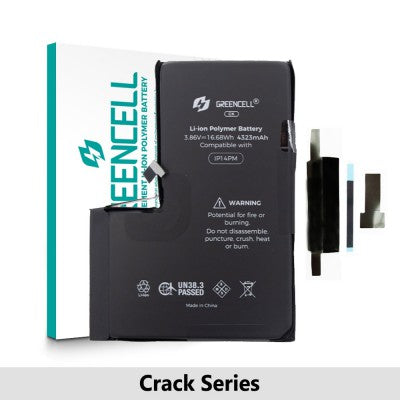 Greencell Crack Series Battery for iPhone 14 Pro Max (4323mAh)