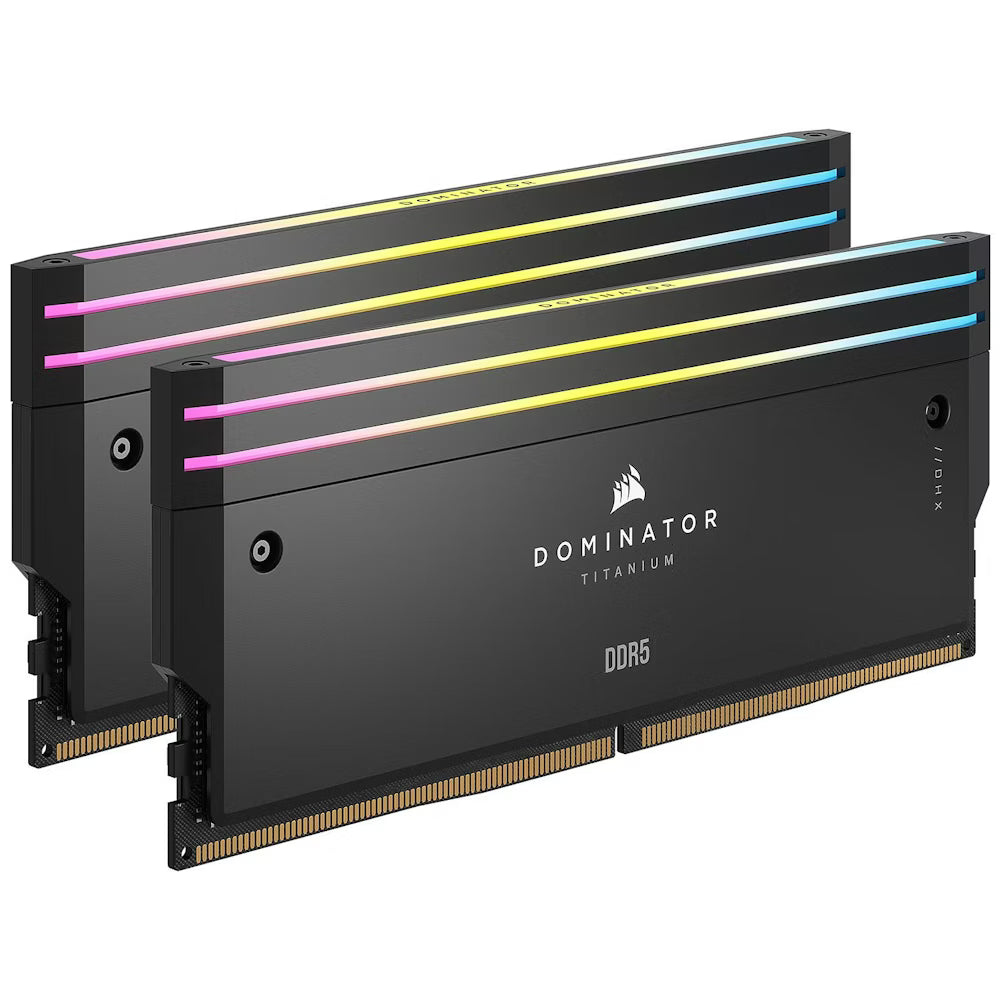 Corsair Dominator Titanium RGB 64GB Kit (2x32GB) DDR5-6600 C32 Memory Kit