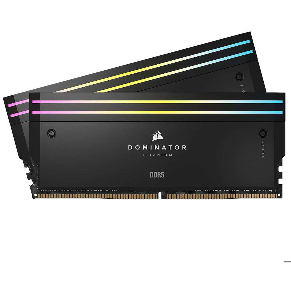 Corsair Dominator Titanium RGB 64GB Kit (2x32GB) DDR5-6600 C32 Memory Kit