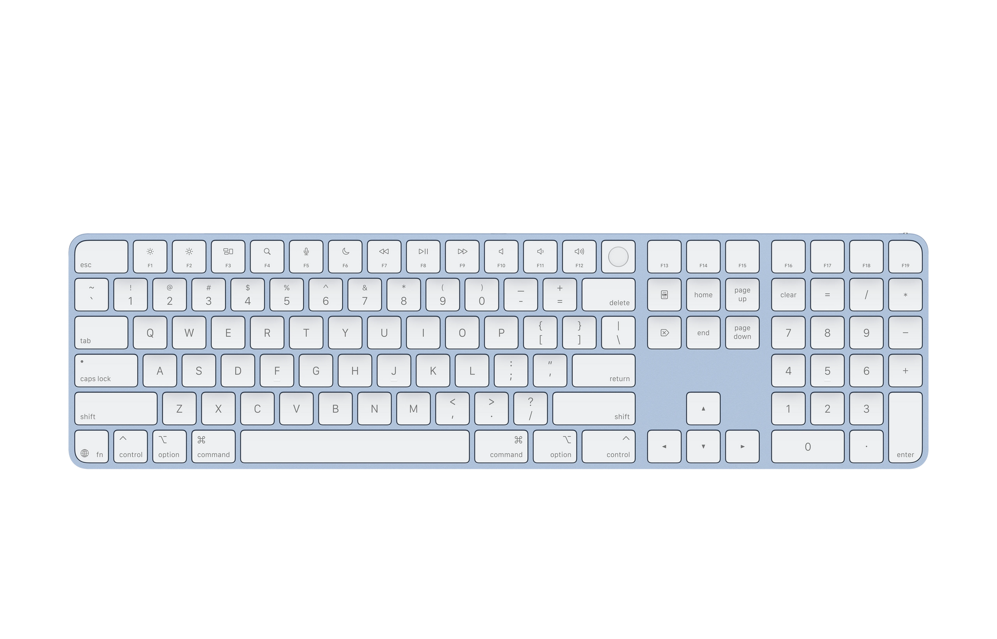 Apple Magic Keyboard USB-C + Touch ID and Numeric Keypad (US-Layout)-8