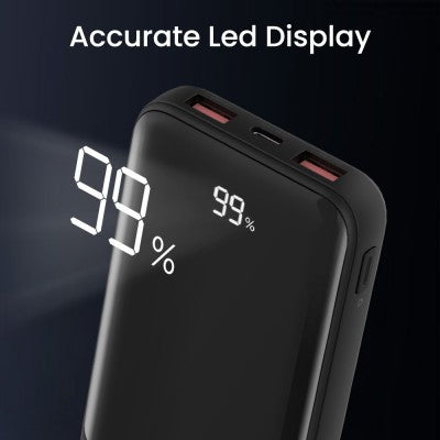 iQuick POWER SQUARE 0 Digital Display Power Bank 10000mAh 22.5W