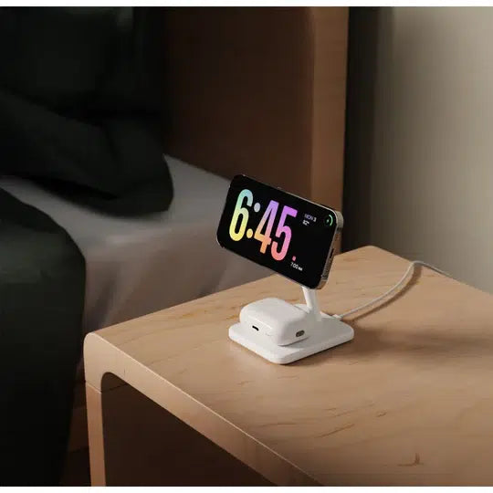 Twelve South HiRise 2 Deluxe 2-in-1 Qi2 Charger – White