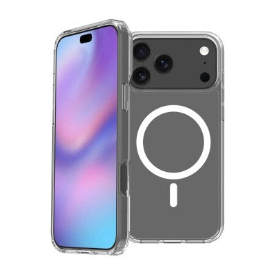 iPhone 17 Pro Max Hybrid Transparent MagSafe Case (Acrylic + TPU)