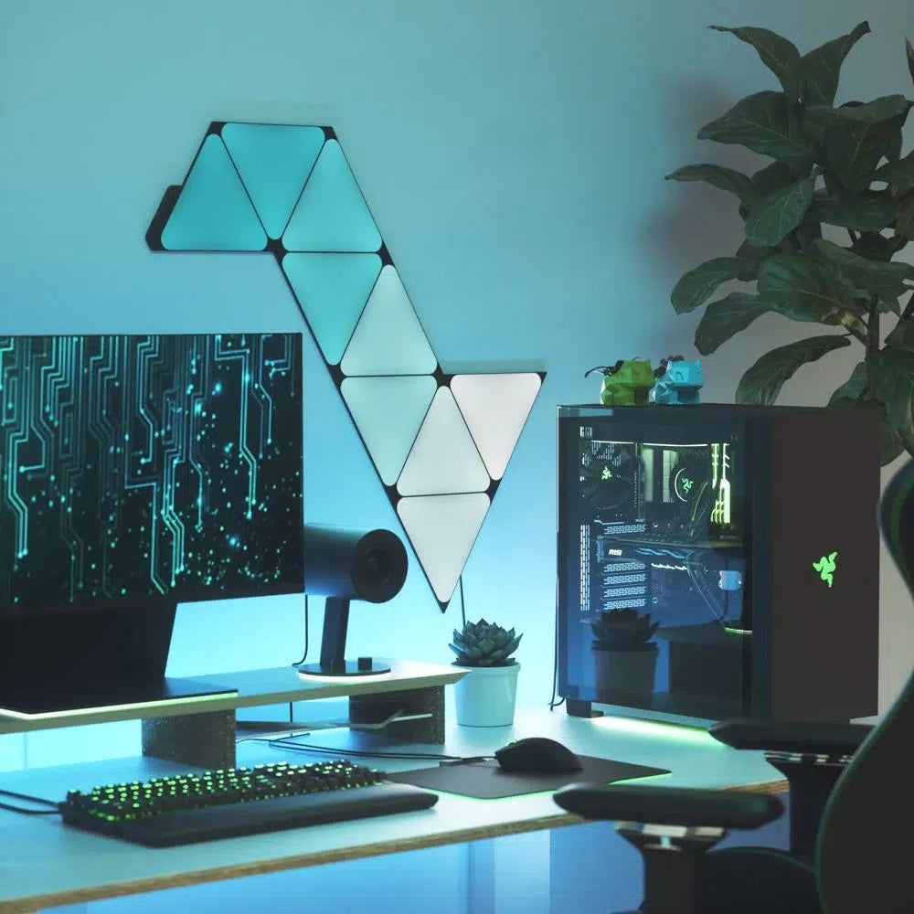 Nanoleaf Shapes - Ultra Black Triangles Expansion Pack (3 Panels)