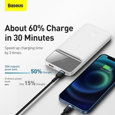 Baseus Magnetic Wireless Fast Charging Power Bank 10000mAh 20W