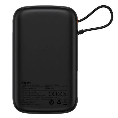 Baseus Qpow Digital Display Power Bank 20000mAh 22.5W Built-in Type-C Cable