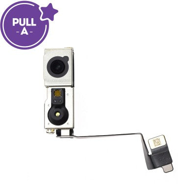 Original OEM front camera module for precise selfies, FaceTime, and facial recognition performance.