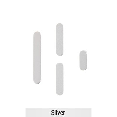 Complete replacement hard button set for restoring original power and volume control.
