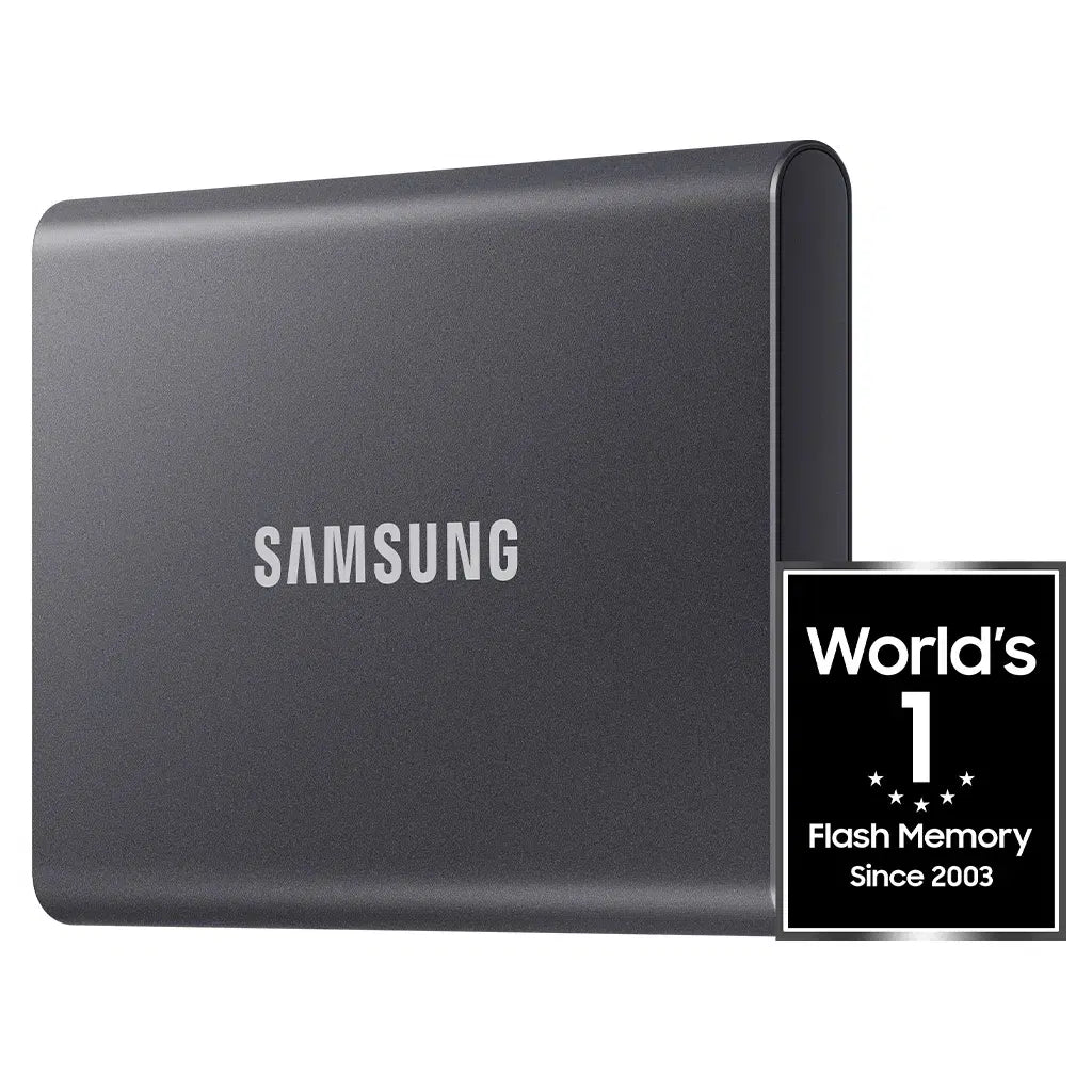 Samsung T7 4TB USB 3.2 Portable SSD – Gray