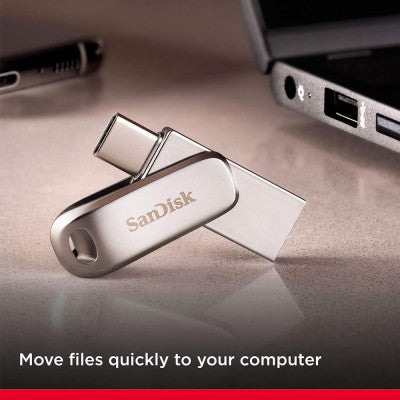 SanDisk 128GB Ultra Dual Luxe Flash Drive (USB Type-C / Type-A)