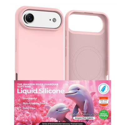 iPhone 17 Air Liquid Silicone MagSafe Case Cover-5