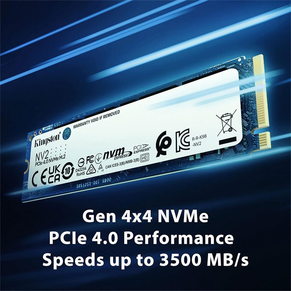 Kingston NV2 2TB NVMe M.2 2280 PCIe 4.0 x4 SSD (SNV2S/2000G)