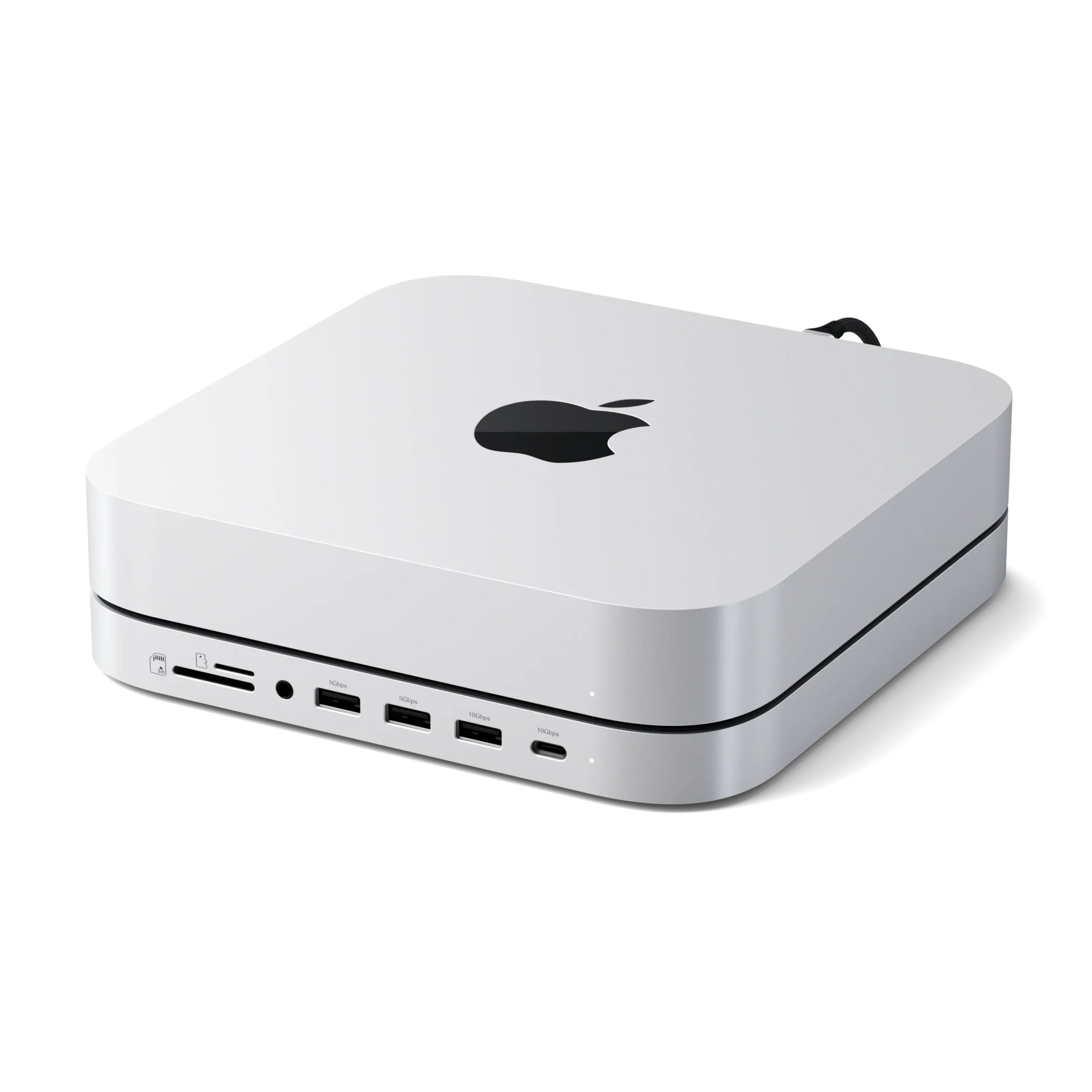 Satechi Aluminium Stand & Hub For Mac Mini M1-M2/ Studio With NVMe SSD Enclosure