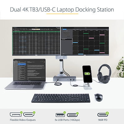 USB-C / Thunderbolt Docking Station for MacBook & Laptops-2