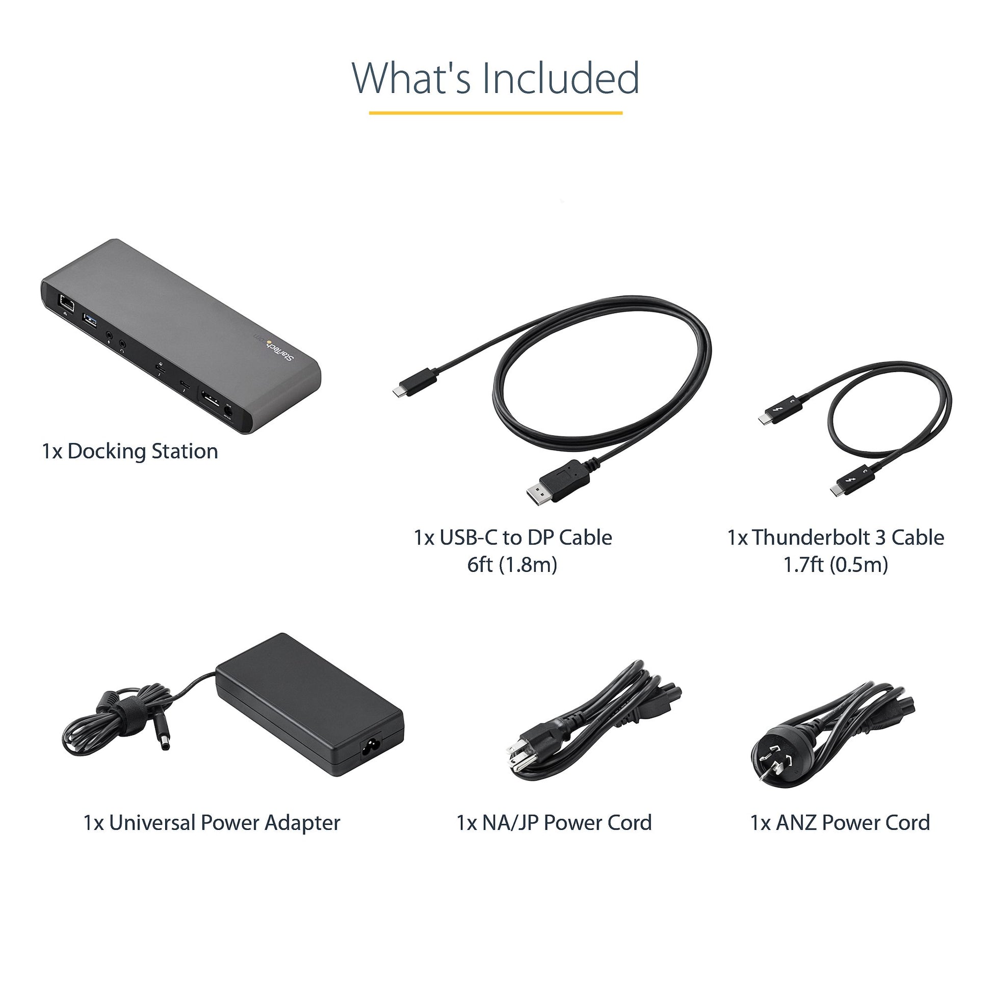 Thunderbolt 3 Dock – Dual 4K 60Hz Laptop Docking Station with DisplayPort & 85W Power Delivery-6