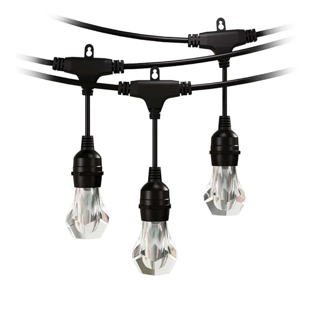 Nanoleaf Essentials Smart Multicolour Outdoor String Lights Smarter Kit (Matter compatible) - 30 m