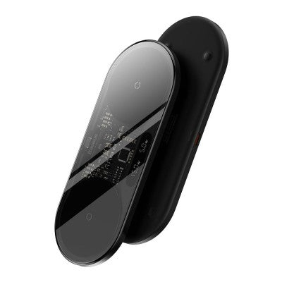Baseus Digital LED Display Dual Wireless Charger With Digital Display 20W