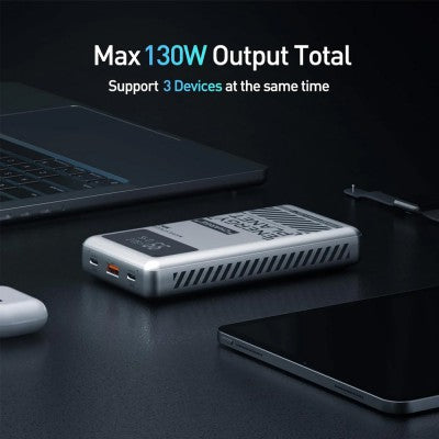 MOVE SPEED Laptop Power Bank 25000mAh 130W